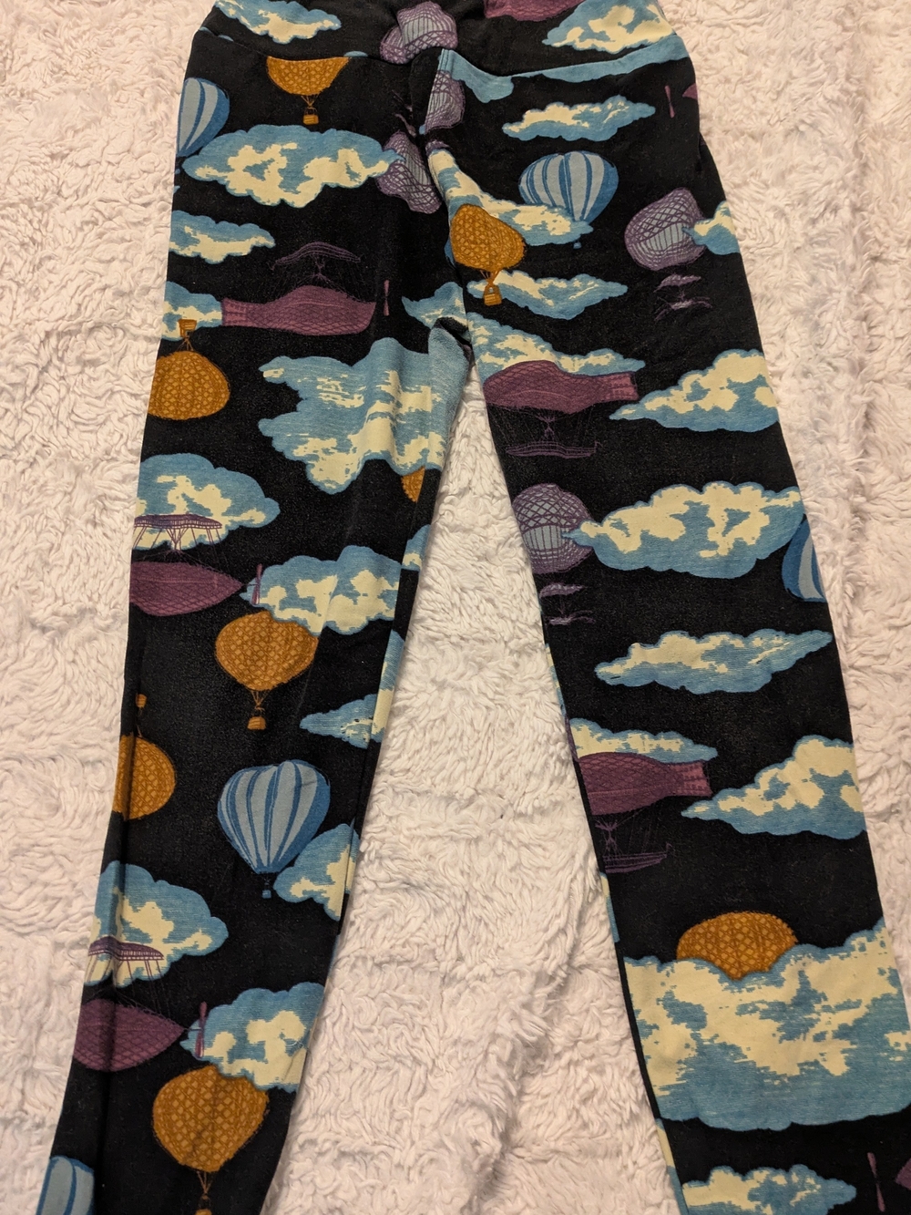 LuLaRoe Leggings with Hot Air Balloon Print